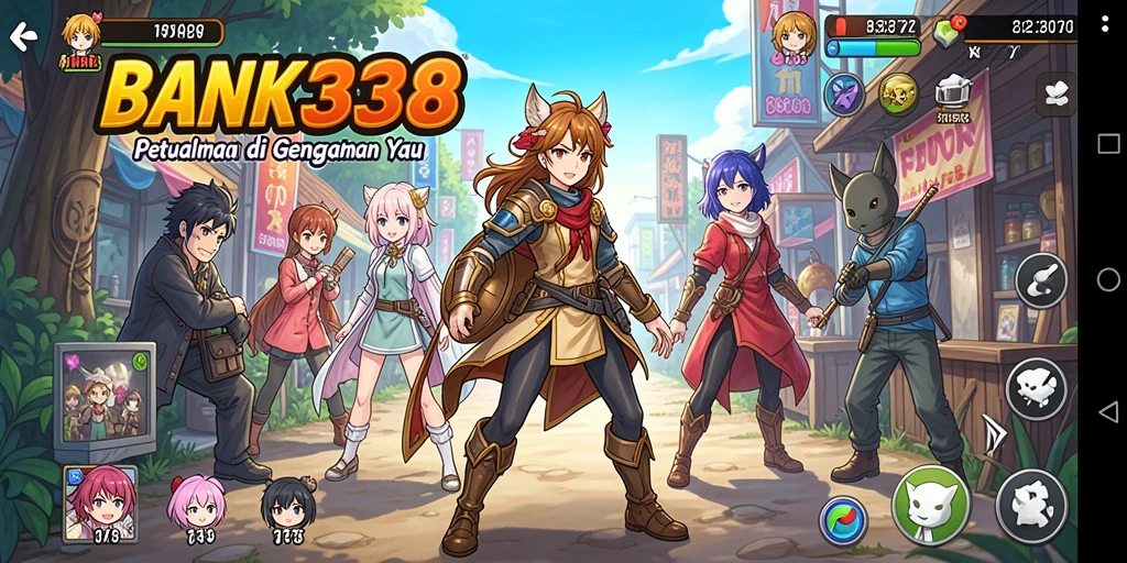 Tampilan gameplay BANK338 menampilkan aksi dan petualangan yang seru.