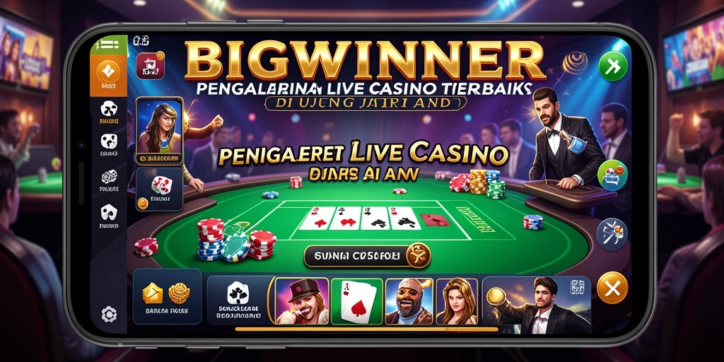 Tampilan gameplay menarik dari BIGWINNER Live Casino.