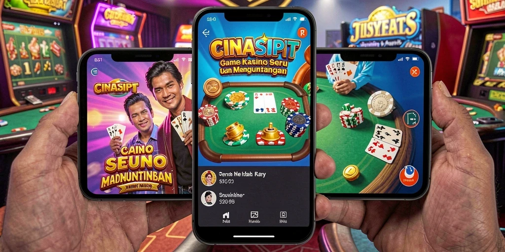 Screenshot gameplay CINASIPIT yang menampilkan pengalaman Kasino