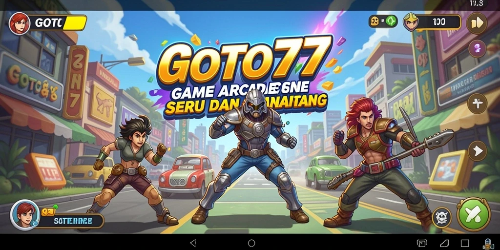 Tampilan gameplay seru dari GOTO77 yang penuh tantangan.