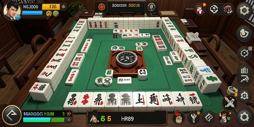 Tampilan gameplay menantang pada HR89, dengan berbagai level Mahjong yang memikat.