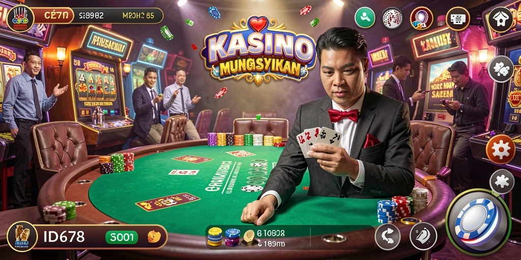 Screenshot gameplay seru dari permainan kasino ID678.