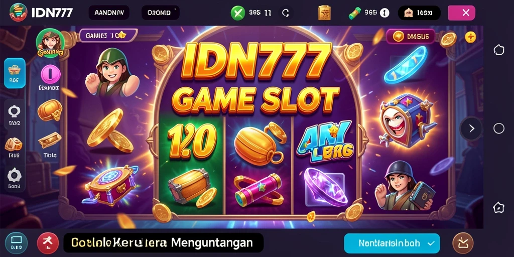 Screenshot gameplay IDN777 menampilkan keseruan permainan Slot yang menakjubkan.