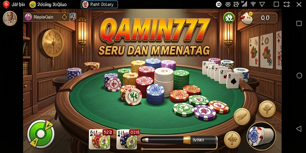 Tampilan menarik dari permainan QiuQiu di JAMIN777.