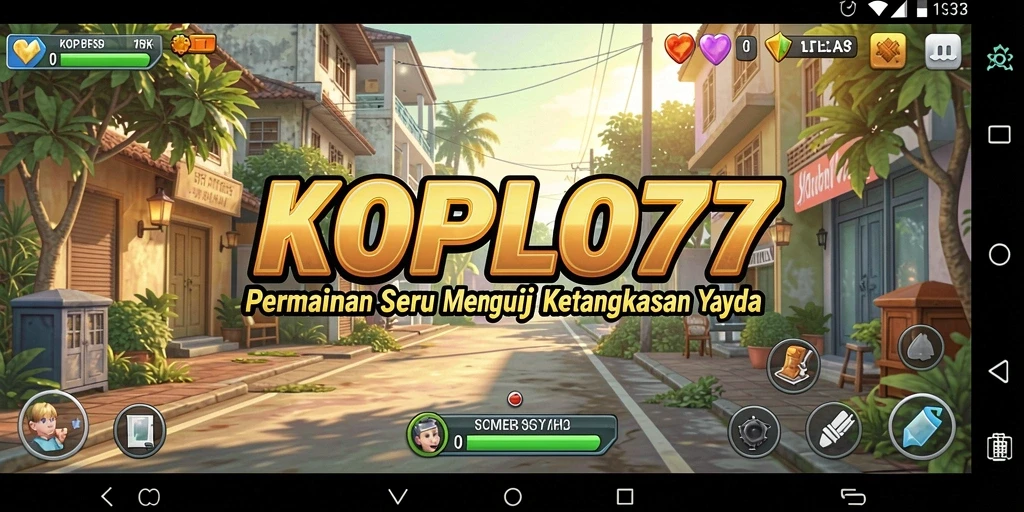 Tampilan menarik dari permainan KOPLO77 yang penuh dengan tantangan Arcade.