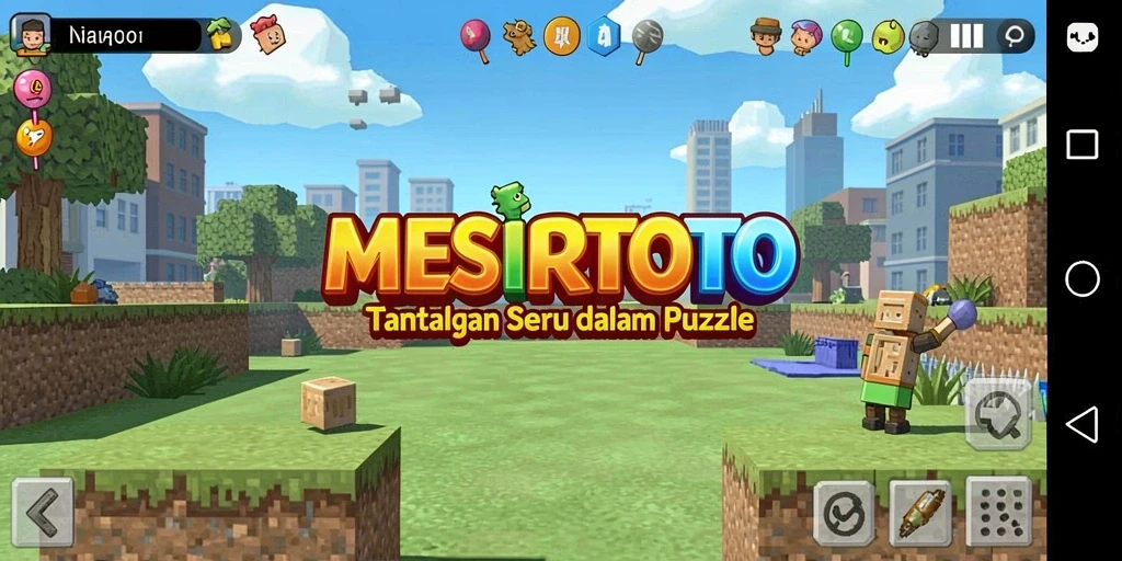 Screenshot gameplay <strong>MESIRTOTO</strong> menunjukkan tantangan puzzle yang menarik.