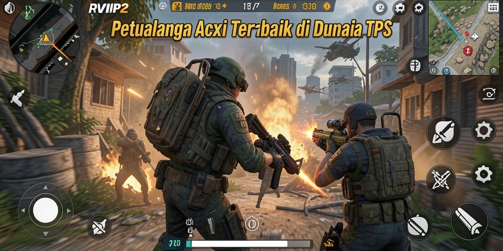 Tampilan gameplay RVIP2 yang seru dan mendebarkan.