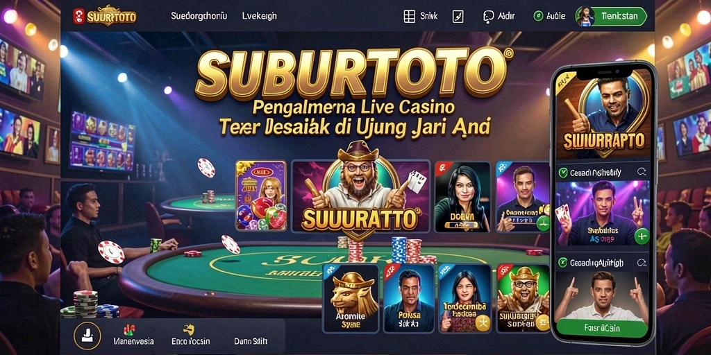 Tampilan menarik dari gameplay Live Casino SUBURTOTO yang memikat dan interaktif.