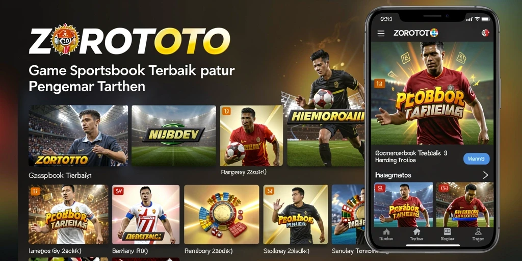 Tampilan menarik dari gameplay ZOROTOTO dalam taruhan olahraga.